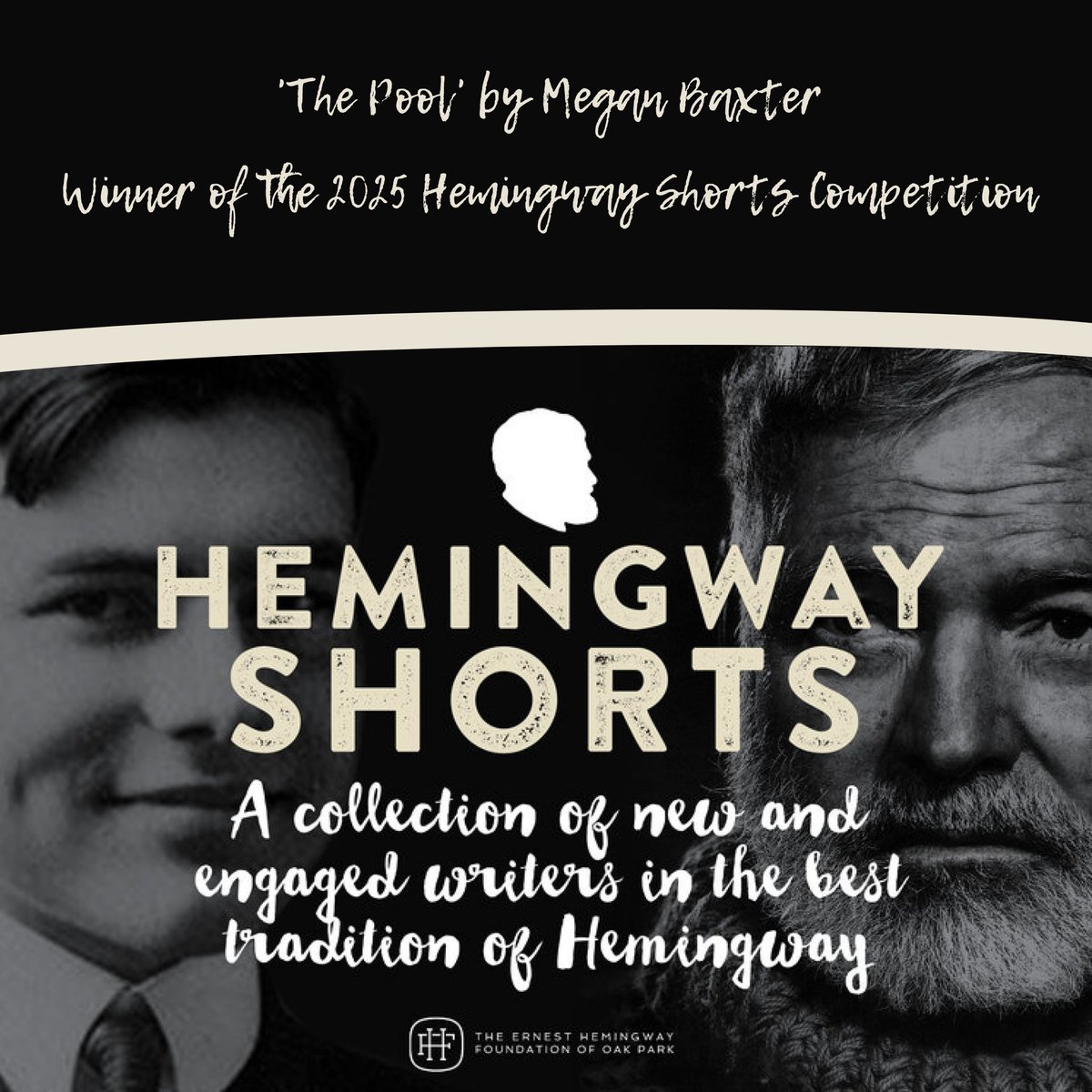 Megan Baxter (@mbaxterwriting) on Twitter photo I've been sitting on the good news for a while, and now I finally get to announce that my story 'The Pool' was the overall winner of the 2025 Hemingway Shorts Competition! Press release here:
mailchi.mp/82fd061eb094/2…
<a href="/EHFOP/">Ernest Hemingway Foundation of Oak Park</a> I've been sitting on the good news for a while, and now I finally get to announce that my story 'The Pool' was the overall winner of the 2025 Hemingway Shorts Competition! Press release here:
mailchi.mp/82fd061eb094/2…
<a href="/EHFOP/">Ernest Hemingway Foundation of Oak Park</a>