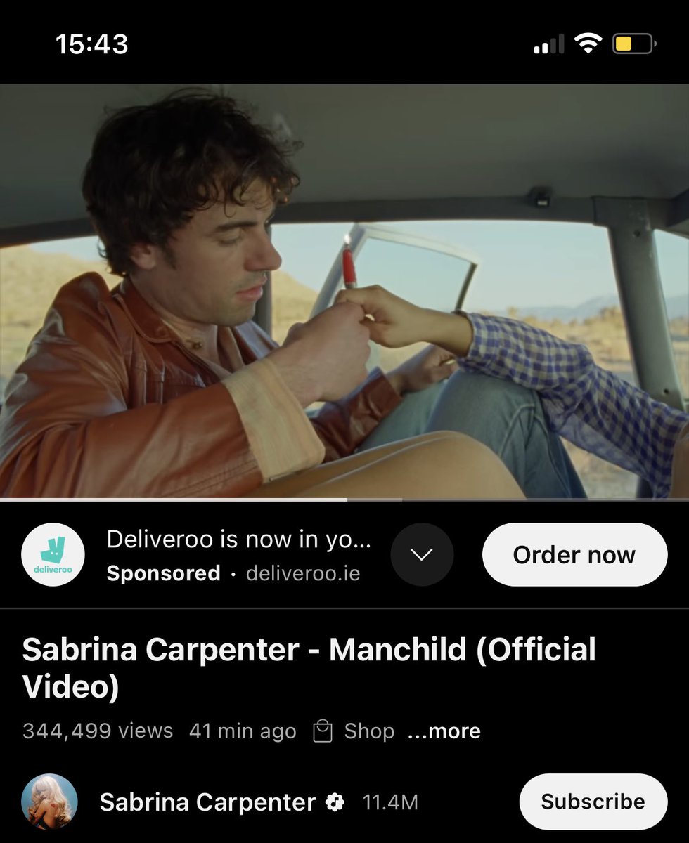 PostPartyBand's tweet image. Not me in the Sabrina vid guys sorry!