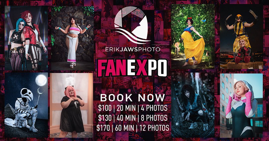 Fan Expo Chicago Booking Form is Now Open!

Link below and in my bio

honeybook.com/widget/erik_ja…

Photographer: @erikjawsphoto 
Con: <a href="/fanexpochicago/">FAN EXPO Chicago</a> 

#fanexpo #fanexpochicago #chicago #chicagocosplayphotographer #chicagophotographer #chicagocosplay