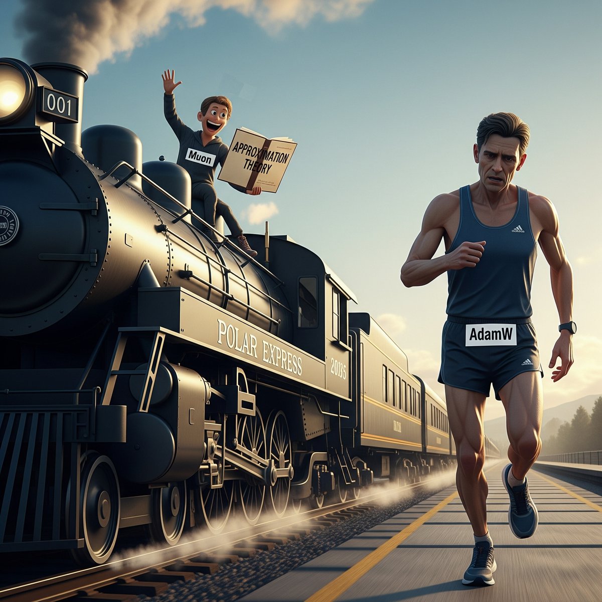 noahamsel (@noahamsel) on Twitter photo How can classical numerical analysis help train deep nets faster? Climb aboard the Polar Express to find out... arxiv.org/abs/2505.16932
joint with @davpersson <a href="/gowerrobert/">Robert M. Gower πΊπ¦</a> + Chris Musco How can classical numerical analysis help train deep nets faster? Climb aboard the Polar Express to find out... arxiv.org/abs/2505.16932
joint with @davpersson <a href="/gowerrobert/">Robert M. Gower πΊπ¦</a> + Chris Musco