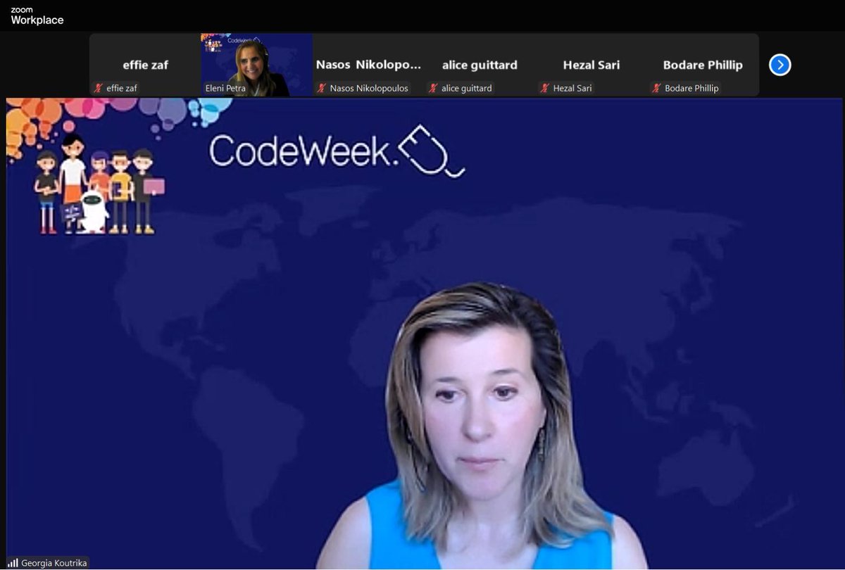 In the framework of the “Girls in Digital” campaign and #EUCodeWeek, Dr. Georgia Koutrika, Project Coordinator of DataGEMS was the invited speaker of the webinar “The future of Work: AI and Career Development” 

👉Discover more: linkedin.com/feed/update/ur…