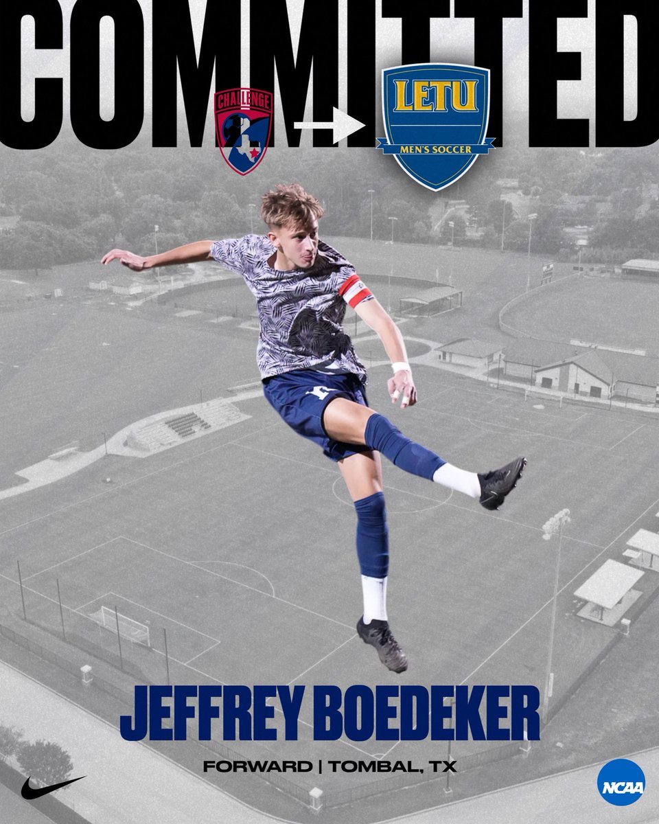 LeTourneau University Men's Soccer (@letumsoccer) on Twitter photo HERE WE GO ‼️
Our final addition to this 2025 class is <a href="/JeffreyBoedeker/">Jeffrey Boedeker</a> ! We’re excited to see him use his flare and technical skills to make some noise this fall. Jeffrey will be majoring in Aviation ✈️
Welcome Jeffrey 🤝⚽️
#LETOURNEAUBUILT #LETUMSOCCER #Committed HERE WE GO ‼️
Our final addition to this 2025 class is <a href="/JeffreyBoedeker/">Jeffrey Boedeker</a> ! We’re excited to see him use his flare and technical skills to make some noise this fall. Jeffrey will be majoring in Aviation ✈️
Welcome Jeffrey 🤝⚽️
#LETOURNEAUBUILT #LETUMSOCCER #Committed