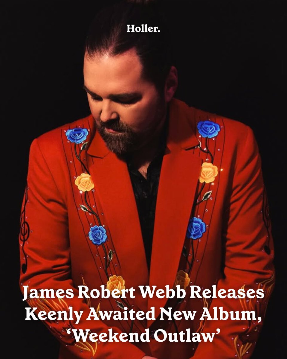 After dropping a slew of much-loved singles, such as ‘Lost In Vega$’ and ‘Time's A Wasting’, James Robert Webb has treated fans to his keenly awaited new album, Weekend Outlaw 🔥 

To find out more about James Robert Webb's new project, hit the link: holler.country/news/breaking/…