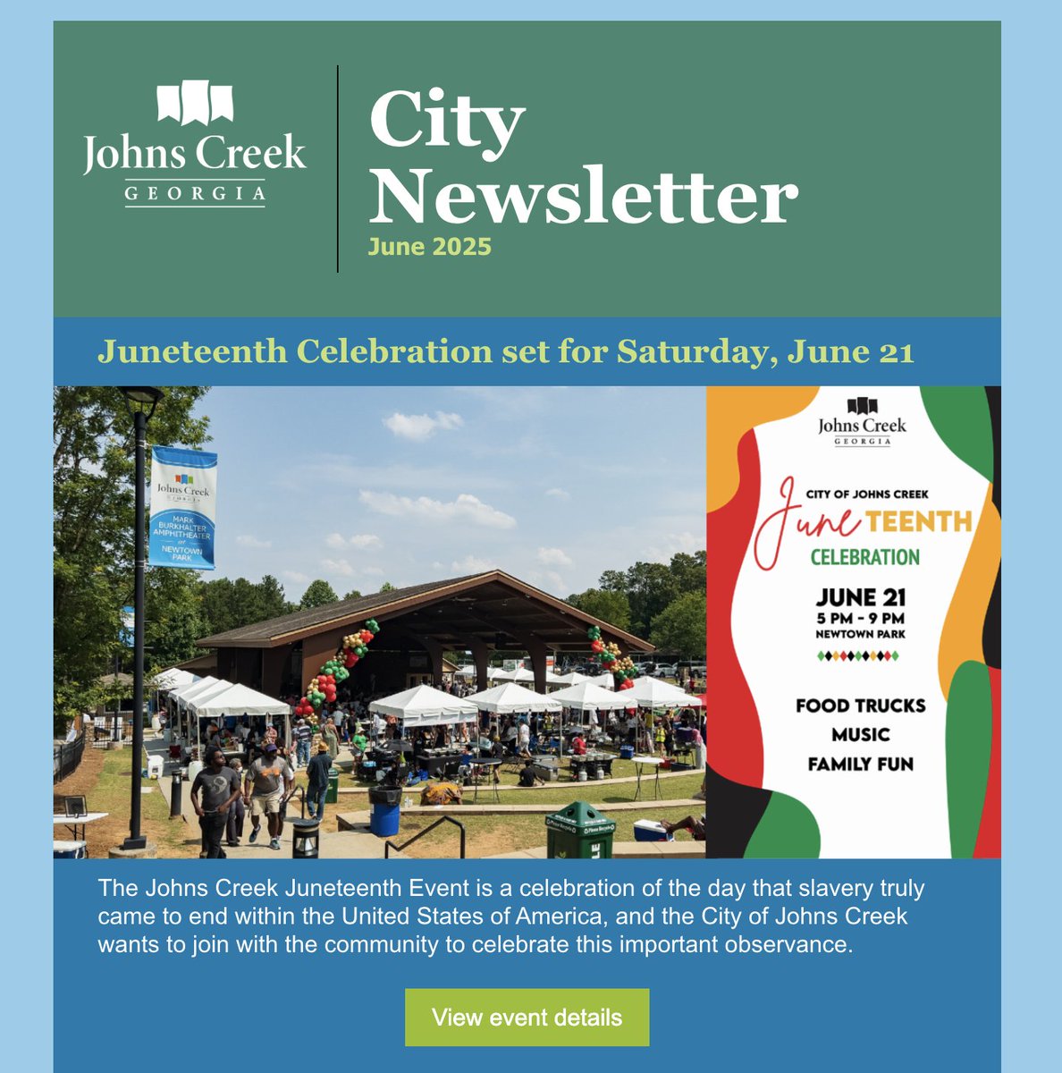 View the June City Newsletter: conta.cc/3SAvjCn

Subscribe to receive City news &amp; updates: bit.ly/3viPSv5