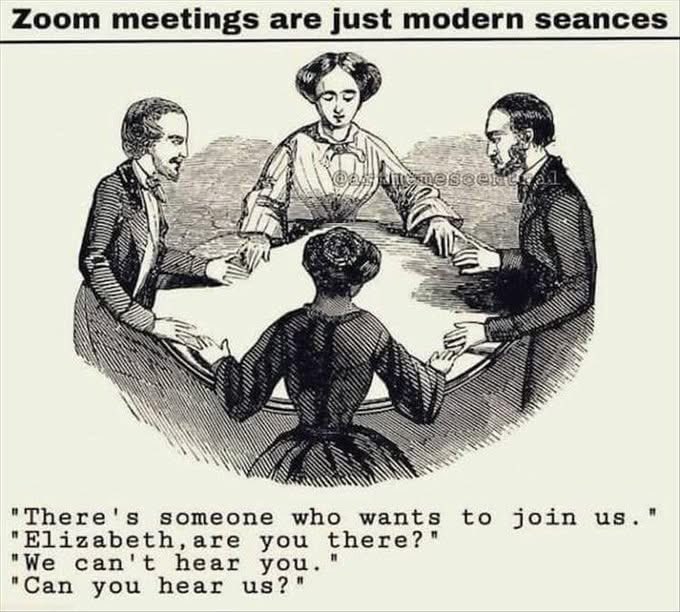 Victoria59L's tweet photo. My observation in the world today. #conferencecalls #ZOOM https://t.co/BHHo298SFH