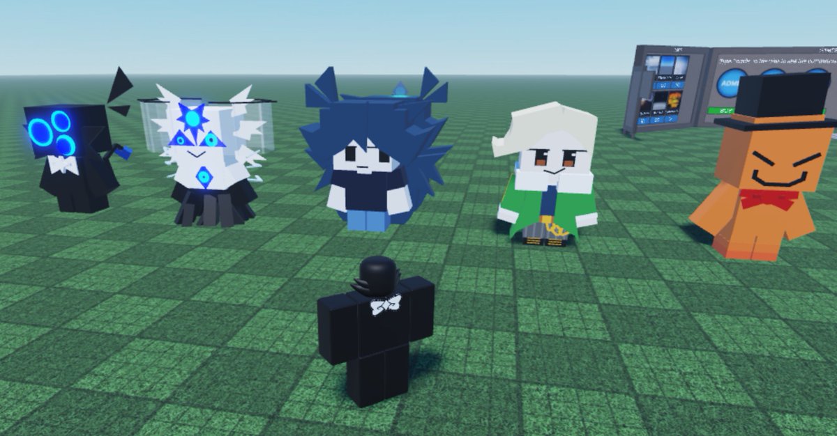 VoidUnknown11's tweet image. i been doing build (99% of these characters i build belong to friends)