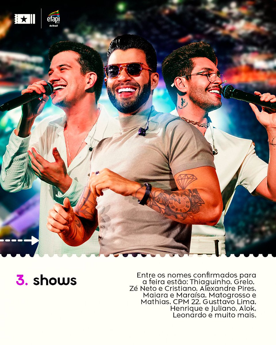 GuicheWeb's tweet image. A @efapi2025chapeco, uma das maiores feiras multissetoriais do Sul do Brasil, terá durante dez dias um dos maiores festivais de música do país 🤠​

O evento ocorre de 10 a 19 de outubro e você confere toda a programação no nosso blog!
 📖 Link: blog.guicheweb.com.br/efapi-2025-tra…