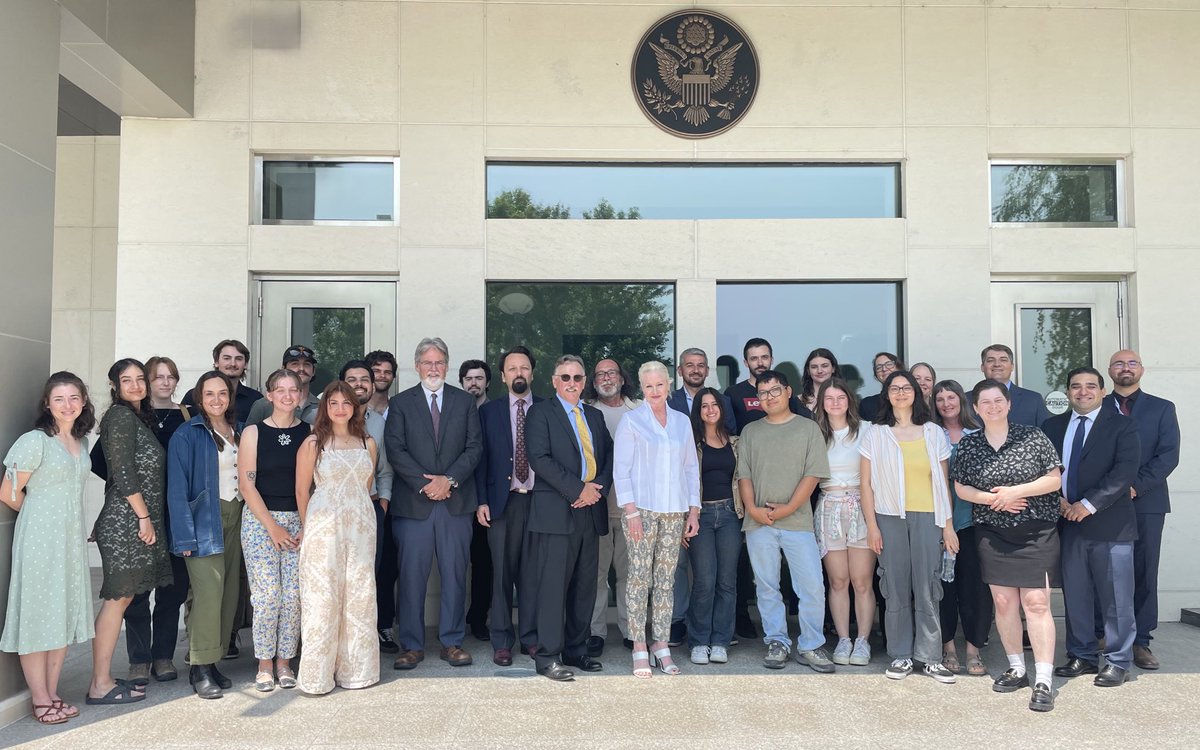 Great meeting with @Humboltcalpoly students and archeological pros digging into civilization’s past—literally!  Their important work preserves the global heritage that connects us, showcasing our partnership and commitment to education and cultural preservation.  #USMK30