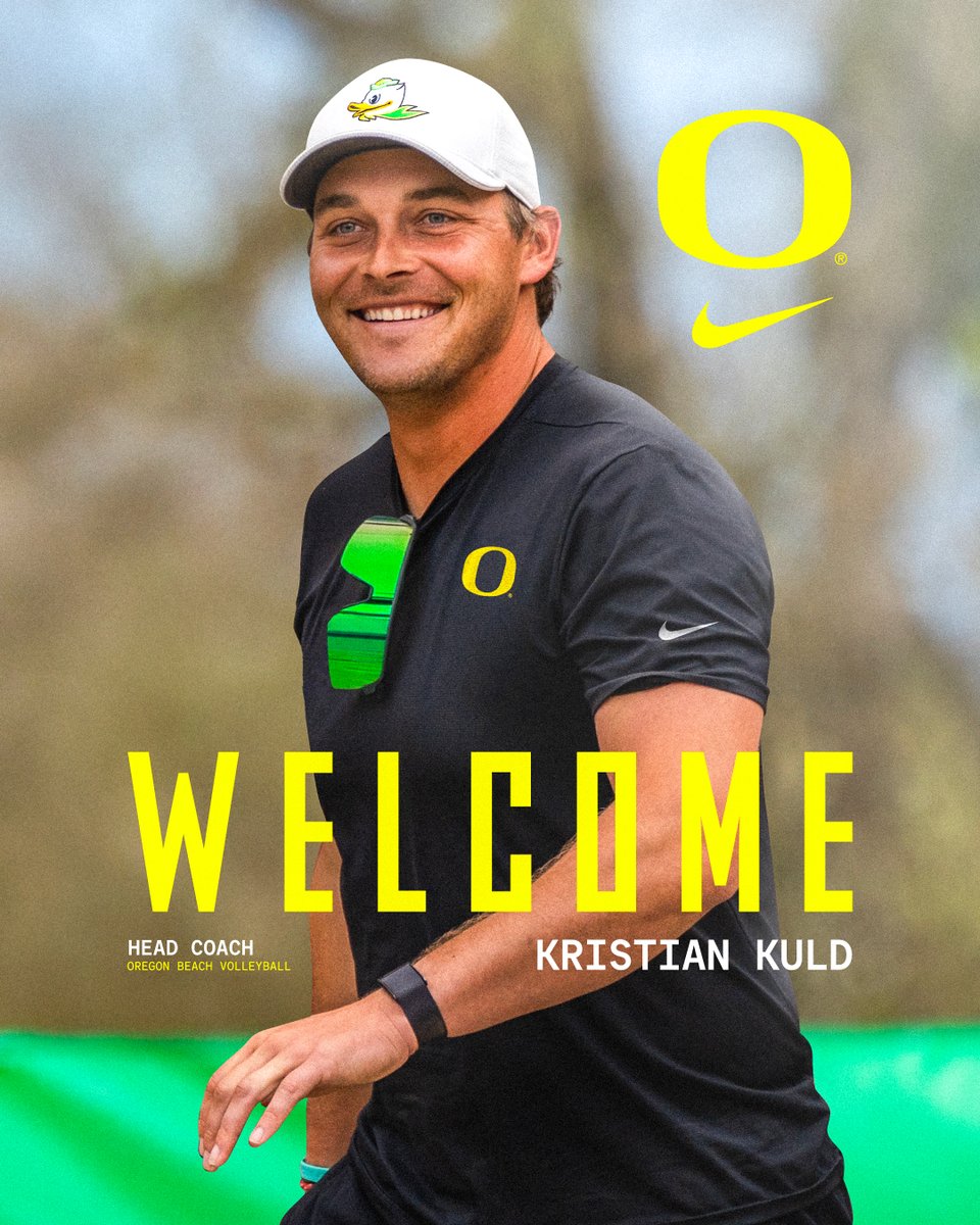 GoDucks's tweet image. Soar forward.
Kristian Kuld has been named the new Head Coach of @oregonbvb. #GoDucks