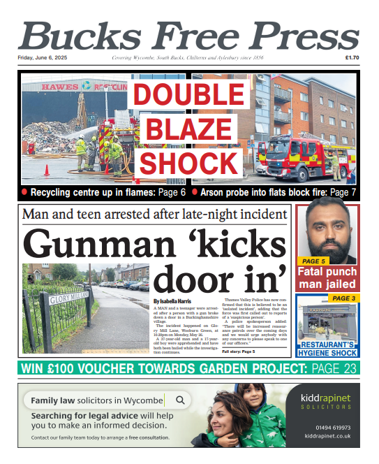 Timothy Edgley (@journo_tim) on Twitter photo Jam-packed edition of the Bucks Free Press this week.
🗞️<a href="/James_BFP/">James Richings</a> was on the scene as High Wycombe was hit with two large fires in the space of just a few days
🗞️And <a href="/isabella_journo/">Isabella Harris</a> reports as police continue to investigate an alleged firearms incident in Wooburn Green Jam-packed edition of the Bucks Free Press this week.
🗞️<a href="/James_BFP/">James Richings</a> was on the scene as High Wycombe was hit with two large fires in the space of just a few days
🗞️And <a href="/isabella_journo/">Isabella Harris</a> reports as police continue to investigate an alleged firearms incident in Wooburn Green