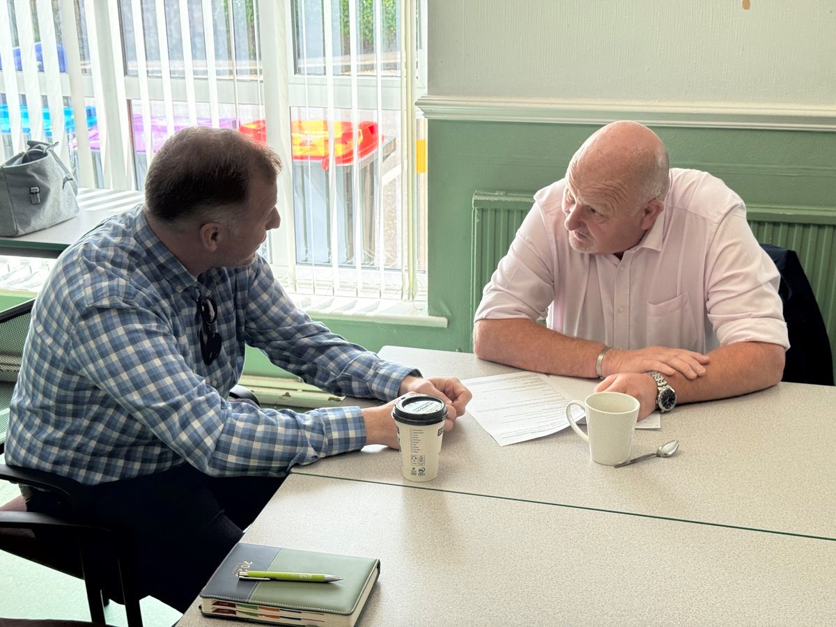 Peter Fox OBE MS (@peterfox61) on Twitter photo Great to meet with <a href="/Chris4Chepstow/">Christopher Edwards 🏴🇬🇧</a> and <a href="/Paul4Chepstow/">Paul Pavia</a> today for a joint Advice Surgery in Chepstow.
We spoke to several residents, and also took the time to discuss a number of local issues, including Highbeech Roundabout, the M48 HGV Bridge Restrictions and Housing Proposals. Great to meet with <a href="/Chris4Chepstow/">Christopher Edwards 🏴🇬🇧</a> and <a href="/Paul4Chepstow/">Paul Pavia</a> today for a joint Advice Surgery in Chepstow.
We spoke to several residents, and also took the time to discuss a number of local issues, including Highbeech Roundabout, the M48 HGV Bridge Restrictions and Housing Proposals.
