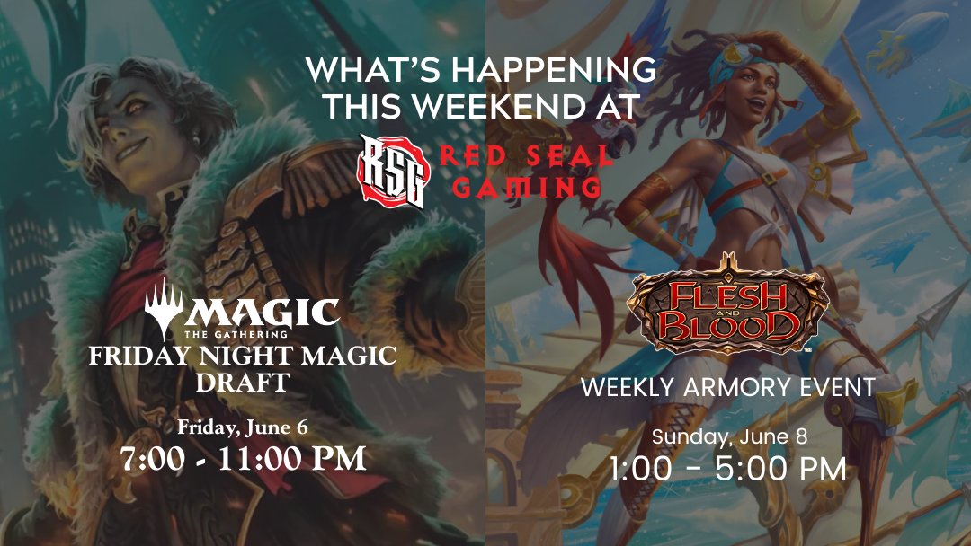 It's going to be a crazy weekend for Magic! Who's ready? Sign up for all events via discord: champ.ly/_Redk6PZ