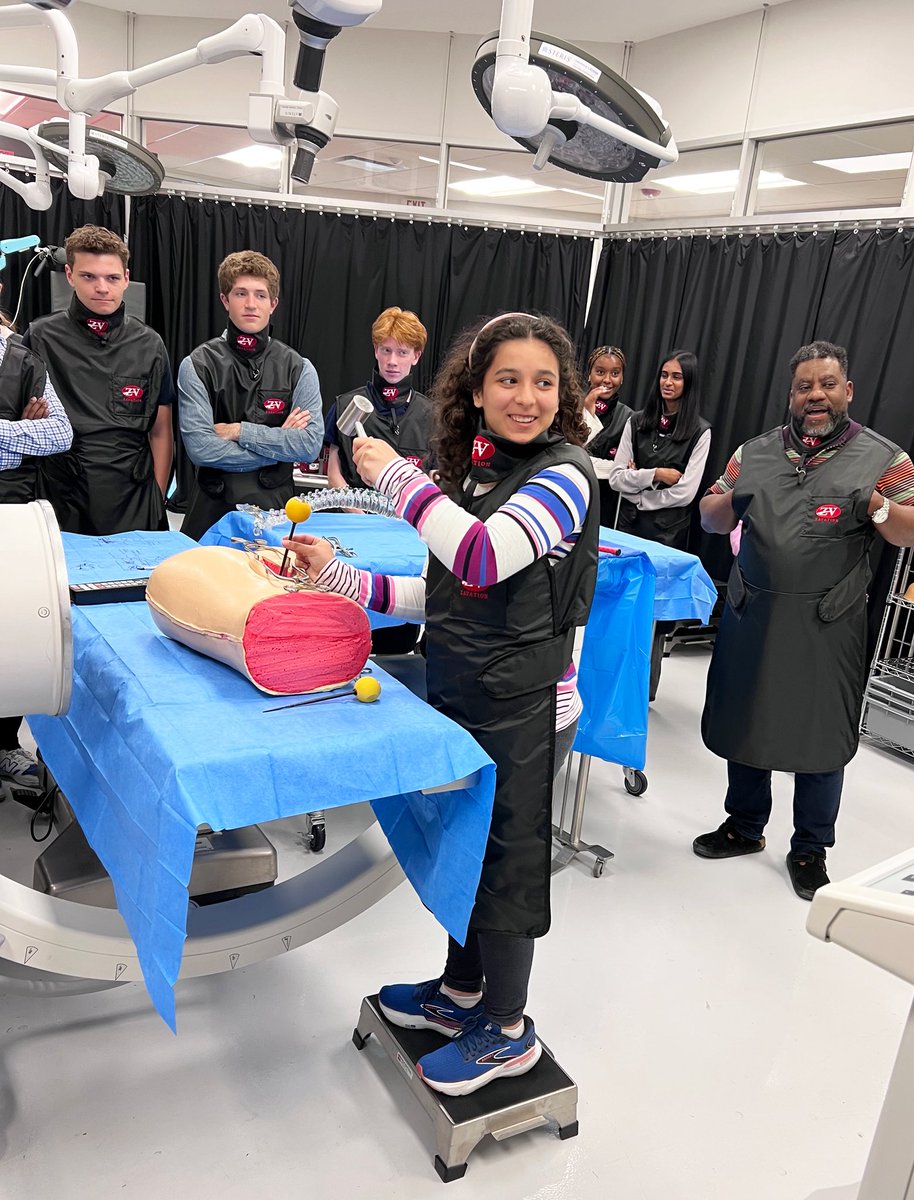 We recently welcomed students from Burroughs Prep School, where they toured the facility and engaged in a hands-on training lab. The students gained insight insight—and how a future at Zavation Medical Products, LLC could empower them to make a difference in patient lives.