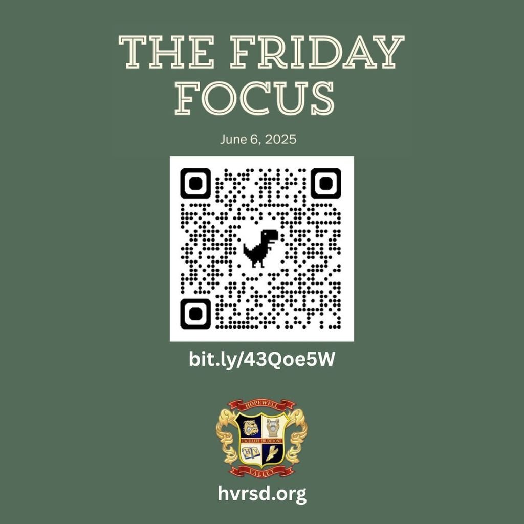 The Friday Focus is here!    
Use this link to read the Focus:  bit.ly/43Qoe5W

Enjoy the weekend!