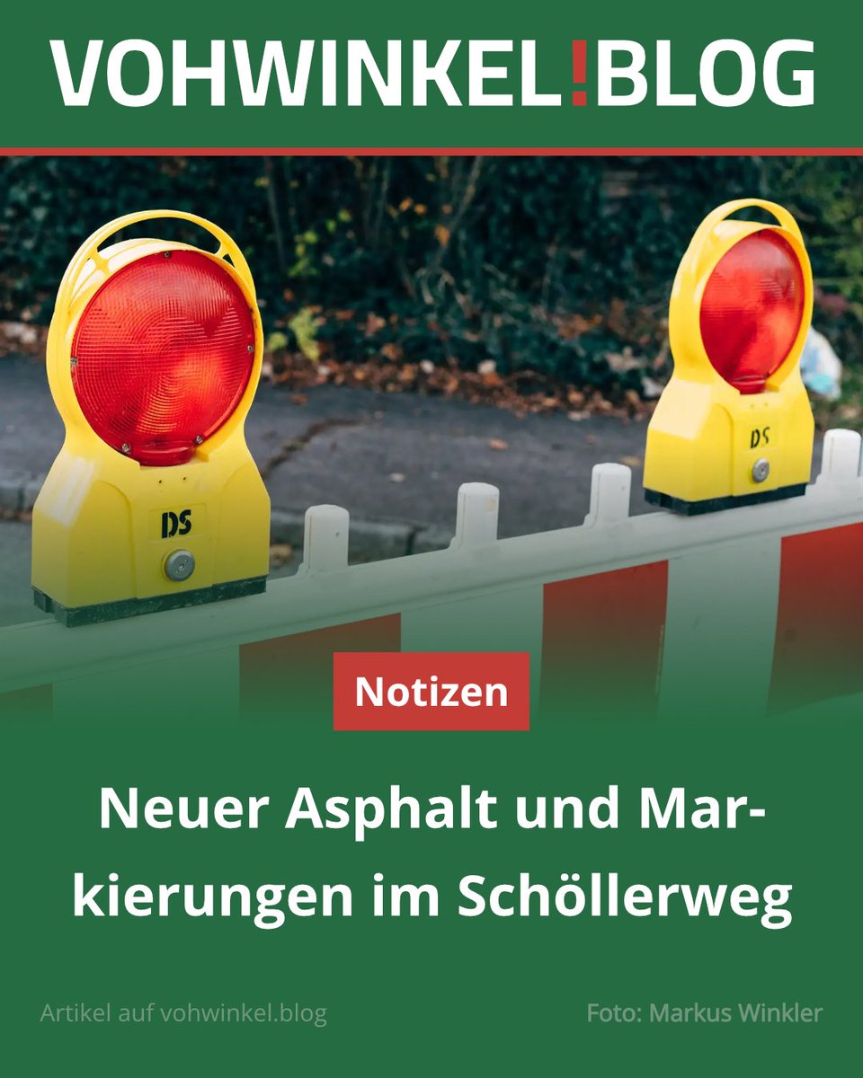Die Stadt erneuert in der kommenden Woche für rund 100.000 Euro den Asphalt in Teilen des Schöllerwegs.

Zum Artikel geht es hier:
wupper.link/7g8b2

#Wuppertal #Vohwinkel #Sonnborn #Schöllerweg #Straßenbelag #Asphalt #Straßenbau #Baustelle #StadtWuppertal #Bauarbeiten