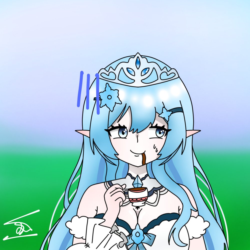 rwuthisuwrrr1's tweet photo. @SnowVneige สงสัยคุณสโนจะชงชาผิด #VNeigeArt https://t.co/OrvgIemg3K