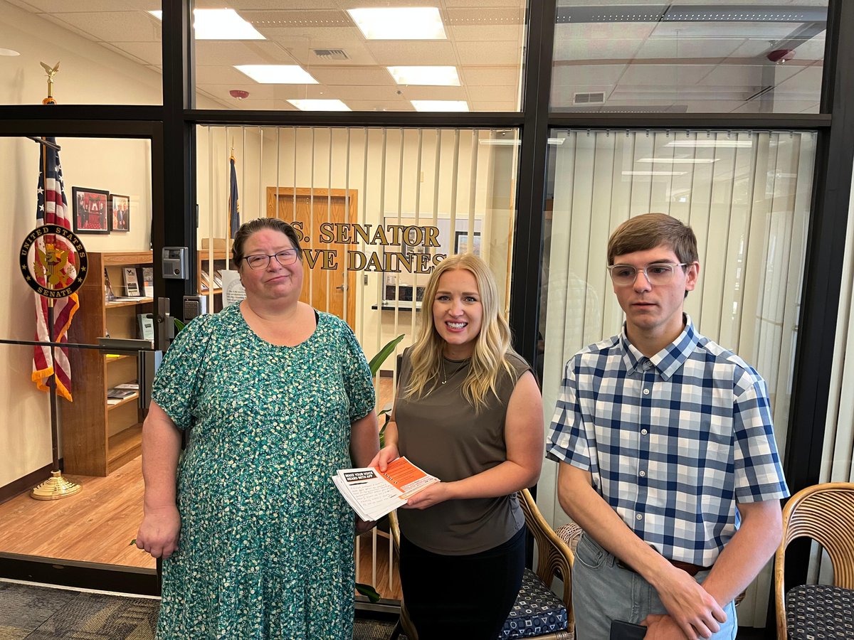 Montana families can’t afford a tax hike. 

Our team in Billings sent him this message: Stand strong. Keep the Trump tax cuts in place. 

📞 Join our 6/21 phone banks in Bozeman, Billings, GFalls, Kalispell, Missoula. 

#MTPol #TCJA