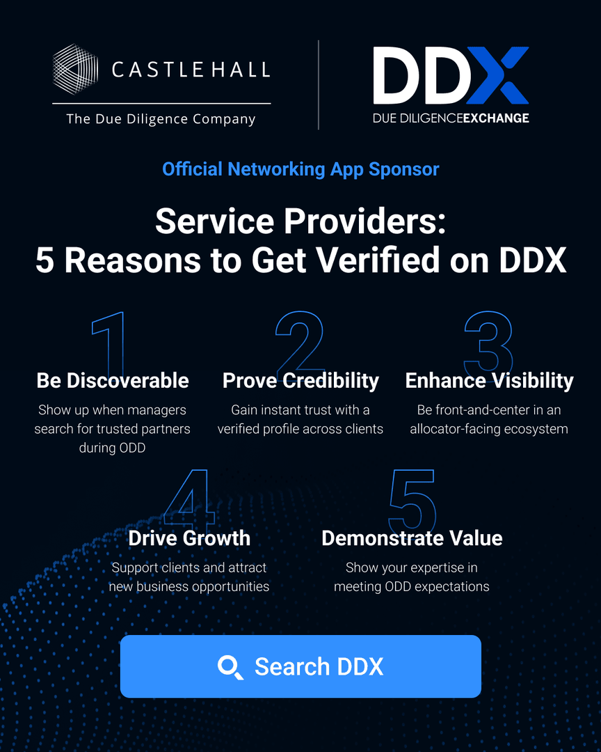 castlehall1's tweet photo. Service providers are vital to ODD. A verified profile on Castle Hall’s Due Diligence Exchange puts your expertise front and center.

✅ Be discoverable
✅ Show credibility
✅ Boost visibility
✅ Support growth
✅ Meet expectations 
https://t.co/O2fwwbrMHb

#DDX #CastleHall https://t.co/NfK5753Wmz