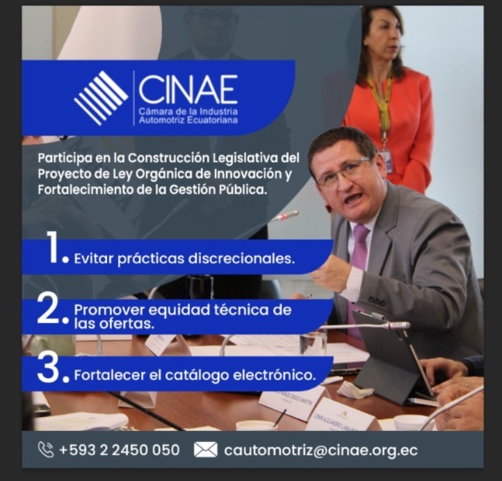 David Molina, presidente de CINAE, compareció ante la Comisión de Desarrollo Económico y presentó propuestas concretas que fortalecen el proyecto de Ley de Innovación y Gestión Pública, con énfasis en mejorar el sistema de compras públicas. #CINAE #Innovación #GestiónPública