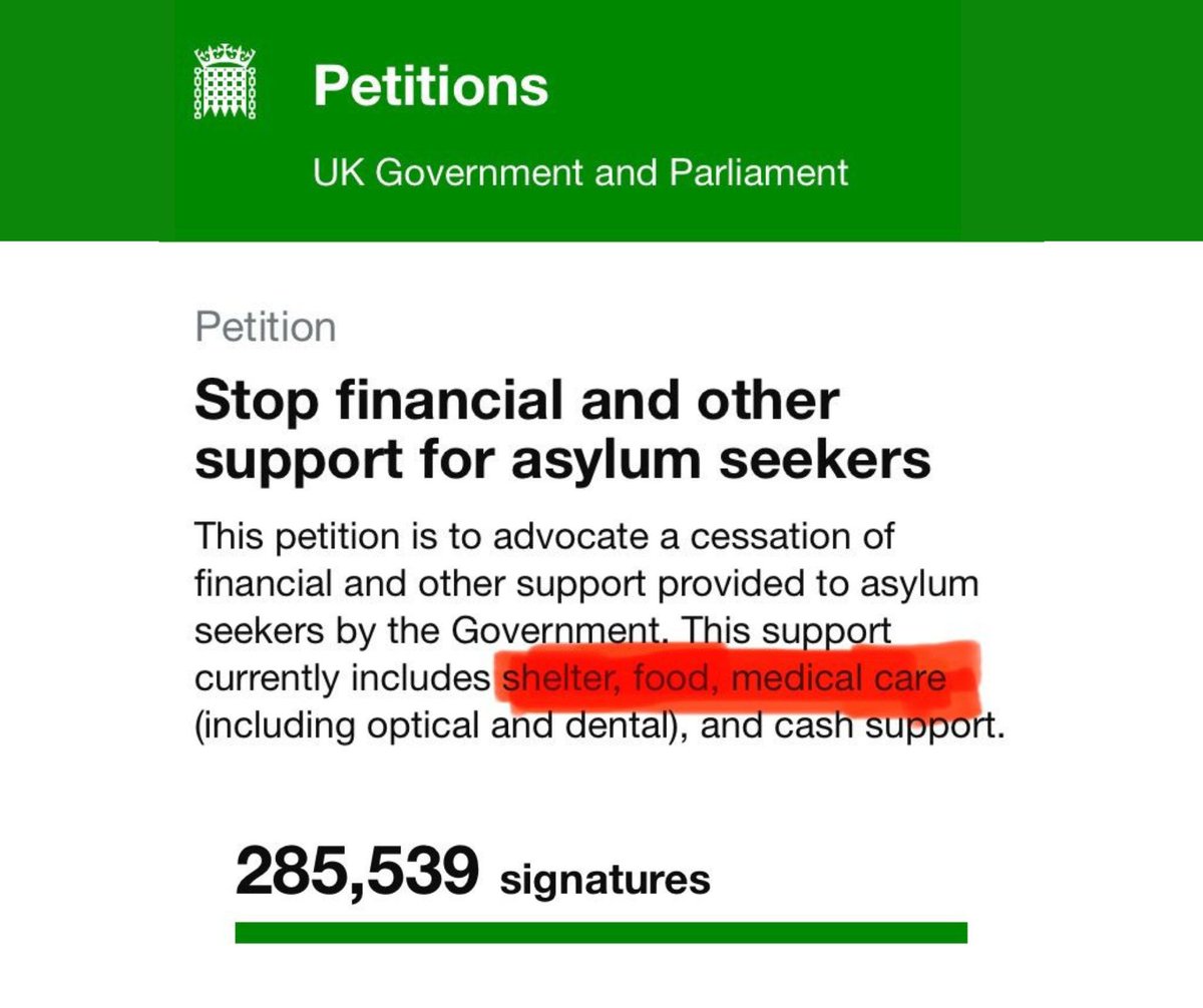 This isn't easy to read. But it's important. It's what constant dehumanising attacks from politicians on people seeking safety lead to. Thousands of people demanding to see fellow human beings denied food, shelter or healthcare.
It's why we must keep fighting for asylum rights.
