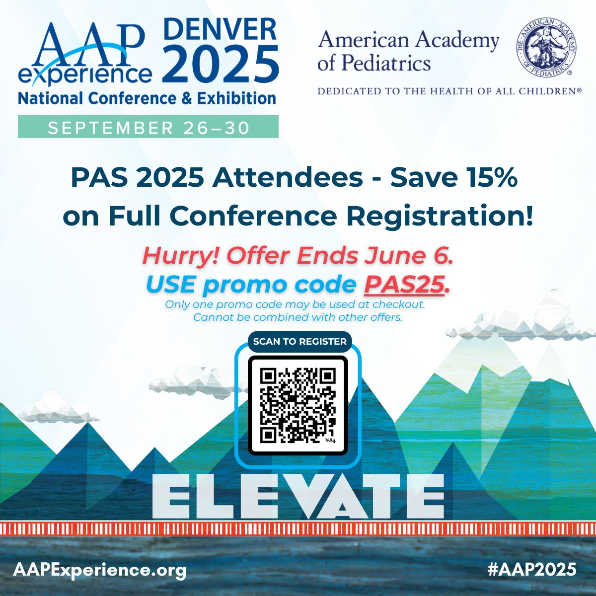 PASMeeting's tweet image. 📢 Don’t miss out — early bird registration ends TODAY for the AAP Conference! #AAP2025