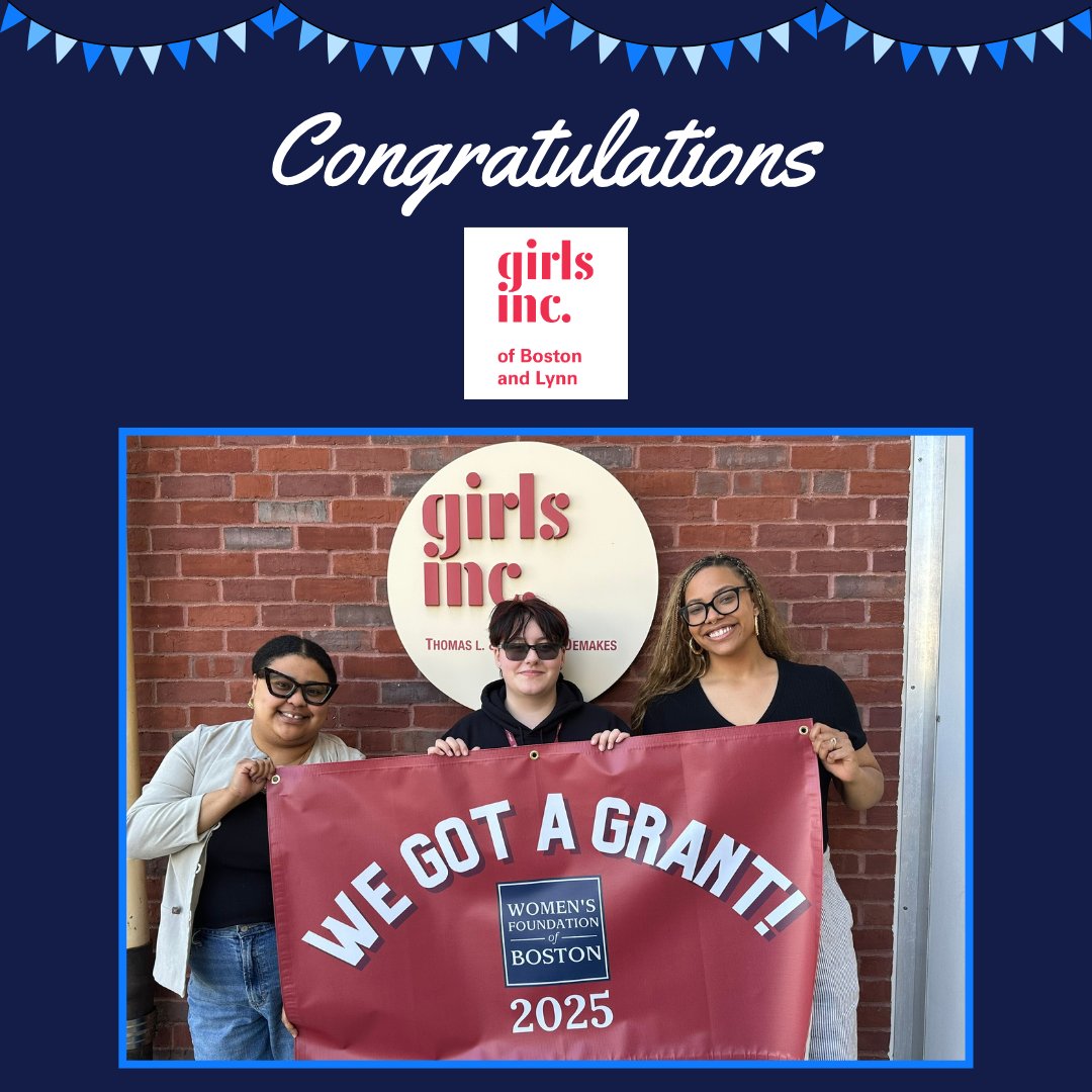 🎉We're excited to award Girls Inc. of Boston and Lynn a four-year grant to launch their Project Accelerate program in Boston –  a powerful initiative supporting young women through the critical transitions from high school to college to career. 

#wfboston #girlsincbostonlynn