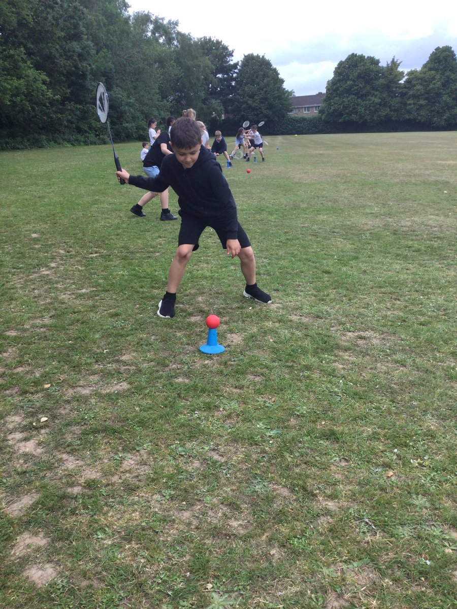 This week in PE we have started practising our striking skills 🏏 <a href="/SwingatePE/">Swingate PE Team</a>