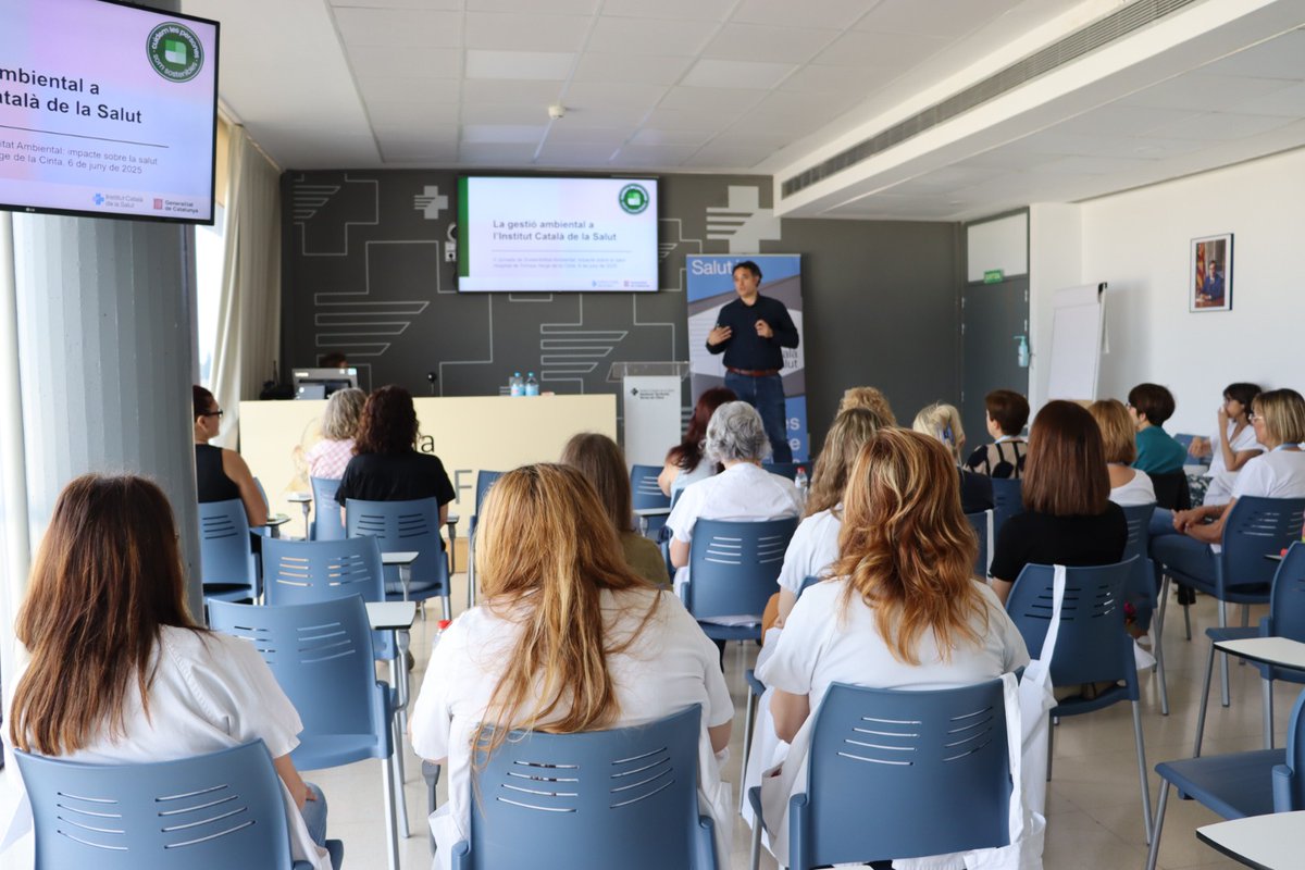 ICS. Generalitat (@icscat) on Twitter photo 🌍👩⚕️👨⚕️ Més de 50 professionals participen en la II Jornada Ambiental de l’<a href="/icscat/">ICS. Generalitat</a> a les Terres de l'Ebre, centrada en l’impacte de la crisi ambiental sobre la salut. Un compromís ferm amb la sostenibilitat sanitària.
🔗 En voleu saber més? ics.gencat.cat/ca/detall/noti… 🌍👩⚕️👨⚕️ Més de 50 professionals participen en la II Jornada Ambiental de l’<a href="/icscat/">ICS. Generalitat</a> a les Terres de l'Ebre, centrada en l’impacte de la crisi ambiental sobre la salut. Un compromís ferm amb la sostenibilitat sanitària.
🔗 En voleu saber més? ics.gencat.cat/ca/detall/noti…