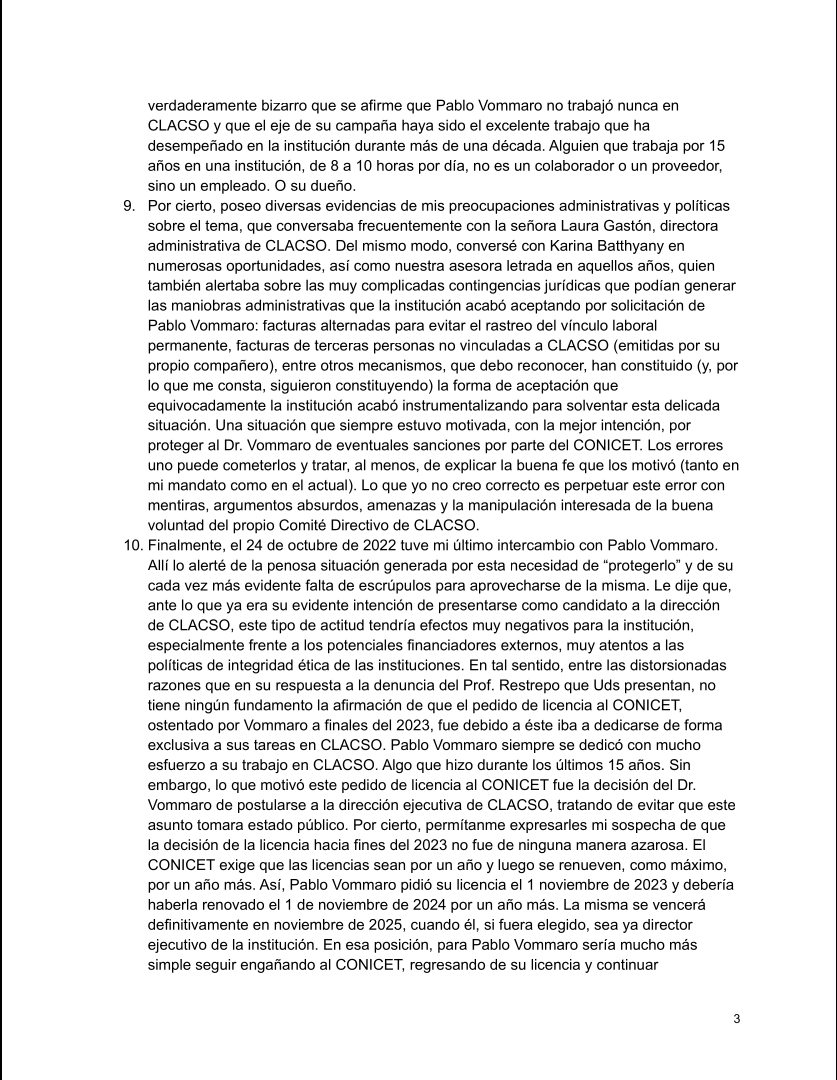 lupicinio's tweet photo. El comunicado de @pablogentili pone negro sobre blanco la desigualdad en la contienda electoral de @_CLACSO. Sorprende, viniendo de quien viene, el estrepitoso silencio de su arquitectura institucional #eleccionesCLACSO https://t.co/eKcTAcFwuP