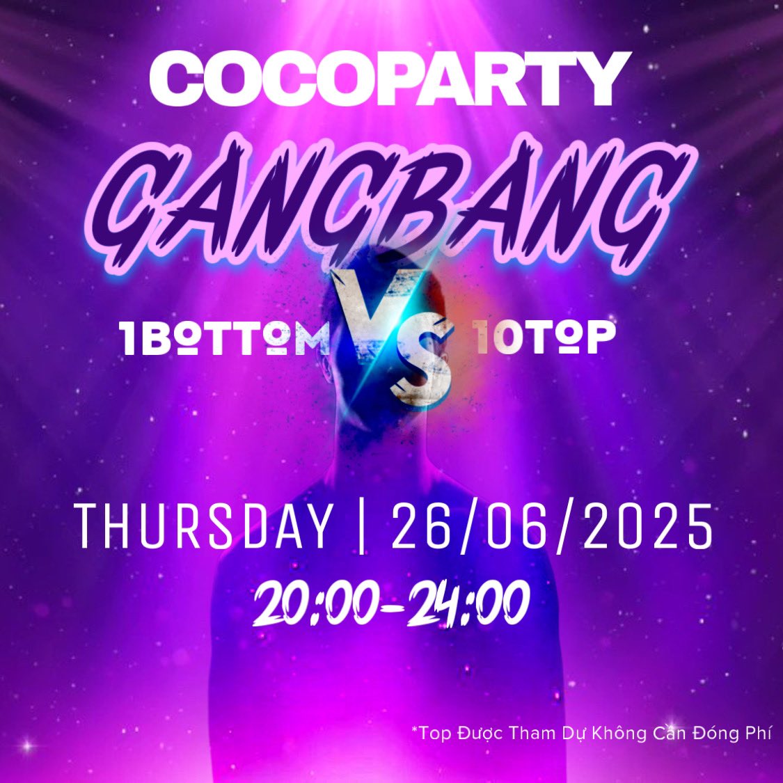 🔥Gangbang 10top cho 1 bot (ngoại hình ổn, 31)
🔥 Top ko cần đóng phí, bot đã lo hết, chỉ yêu cầu trạc trạc tuổi, hàng vừa phải ko thích to để dễ chơi 2in1, cân đối không cần gym
🔥không chất kích thích, ko clip
🔥 20h-24h ngày 26/6/2025
🍀Zalo đăng ký: 0979593200