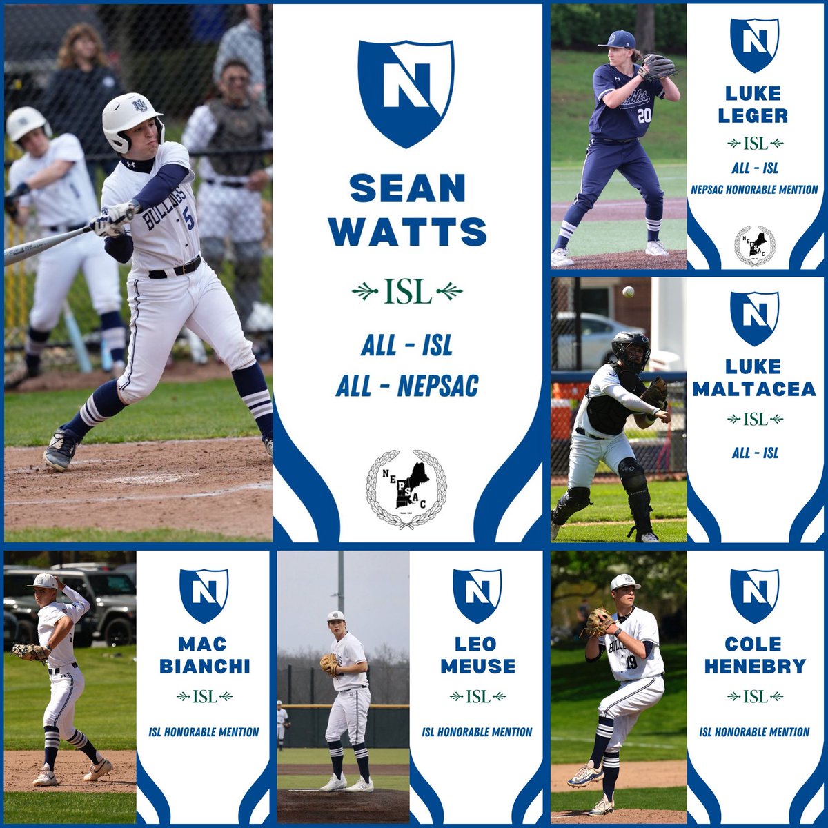 NoblesAthletics: Up next ➡️ Congratulations to the Varsity Baseball Spring Award Winners!!! 🐾 #NoblesAthletics
