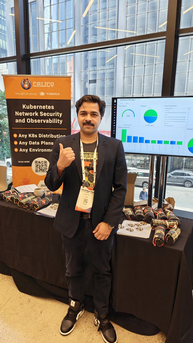 Thanks to everyone who stopped by our booth at  #Kubernetes Community Day (KCD) New York '25. We had great conversations about #eBPF networking, securing network traffic &amp; visibility into networks logs, and cluster communication.

#KubernetesCommunityDays #Calico #CloudNative
