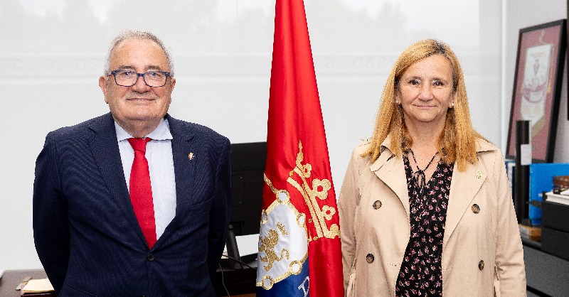Osasuna's tweet photo. INFORMACIÓN | El Club Atlético Osasuna suscribe un convenio con el @VillegasCD.