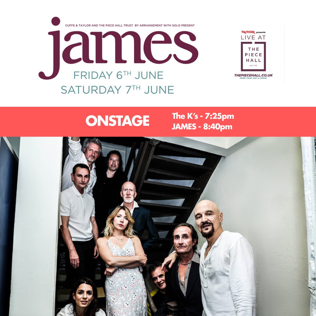 James (@wearejames) on Twitter photo TONIGHT! And tomorrow at <a href="/ThePieceHall/">The Piece Hall</a> NBL x
#jameslive2025 #livemusic #thepiecehall TONIGHT! And tomorrow at <a href="/ThePieceHall/">The Piece Hall</a> NBL x
#jameslive2025 #livemusic #thepiecehall