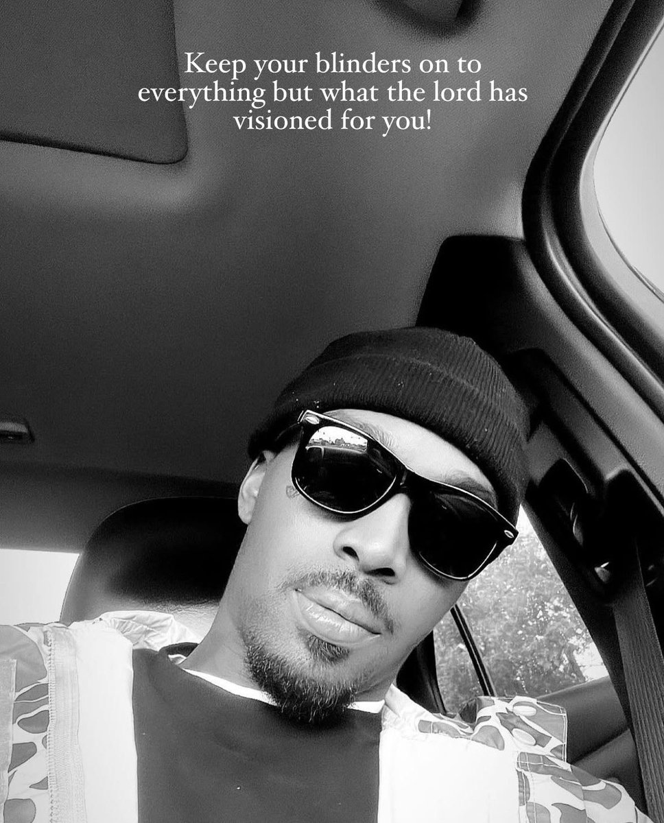 Keep your blinders on to everything but what the lord has visioned for you!