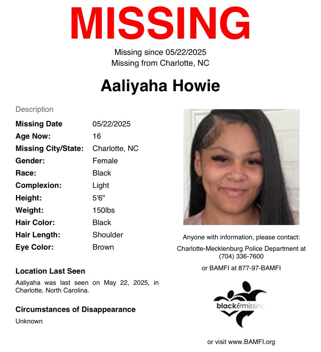 Blk & Missing FDN tweet media