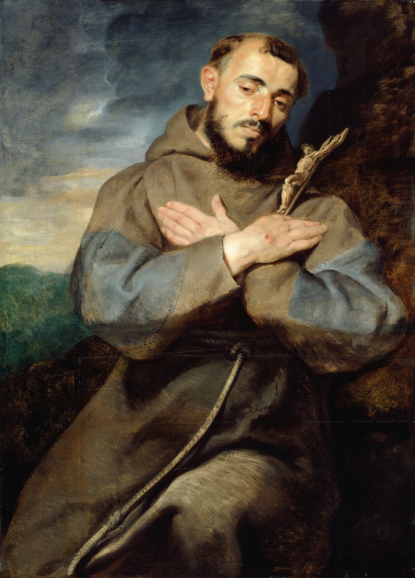 CedarsAndSaints's tweet photo. 🧵 THREAD: 
A rich man’s son. A war prisoner. A joyful beggar.
This is how a noble young man from Italy became one of the most beloved saints in all of Christianity.
✝️🕊️ Let me tell you the story of St. Francis of Assisi. #OraProNobis #SaintThread https://t.co/IlSqUBjF74