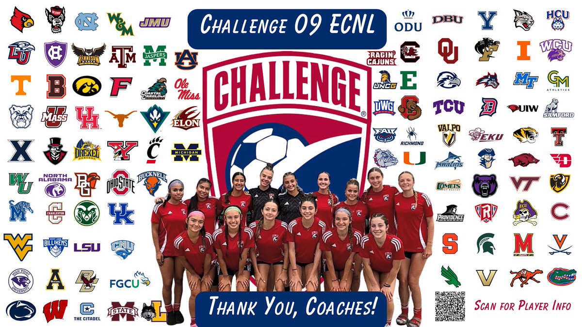 Thank you to all of the coaches who came to watch us play at the #ecnlnc showcase last weekend!