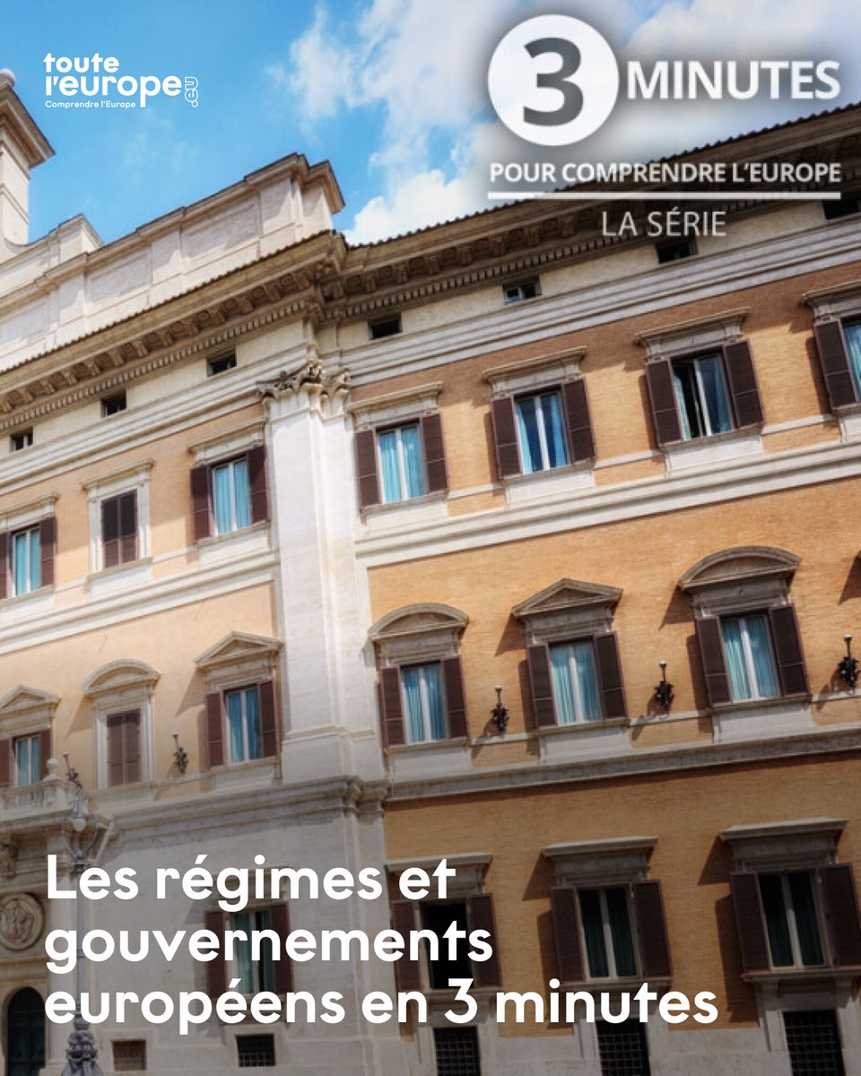 Les régimes et gouvernements européens en 3 minutes
➡️ l.touteleurope.eu/yES