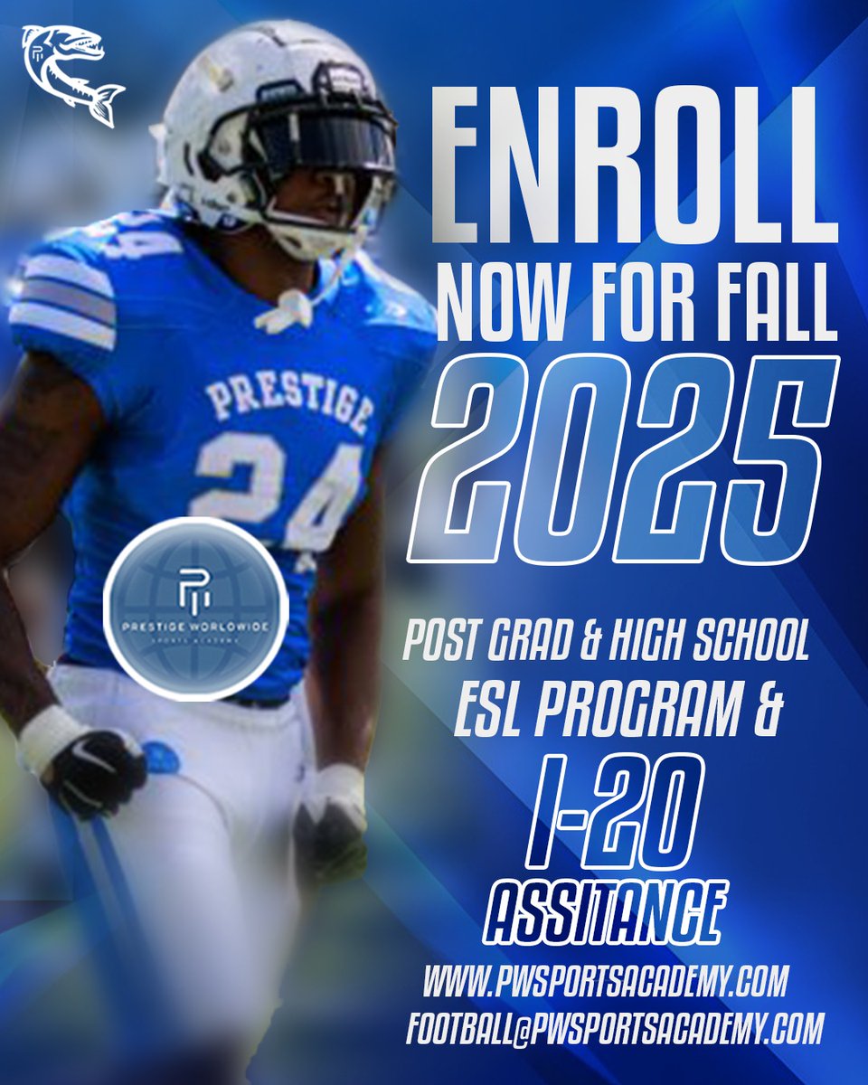 Zen Bliss (@bliss_zen) on Twitter photo Still Roster Spots Available.
<a href="/prestigewsafb/">Prestige Worldwide Sports Academy Football (PG)</a>
<a href="/pwrecruits2022/">Post Grad Football</a> Still Roster Spots Available.
<a href="/prestigewsafb/">Prestige Worldwide Sports Academy Football (PG)</a>
<a href="/pwrecruits2022/">Post Grad Football</a>