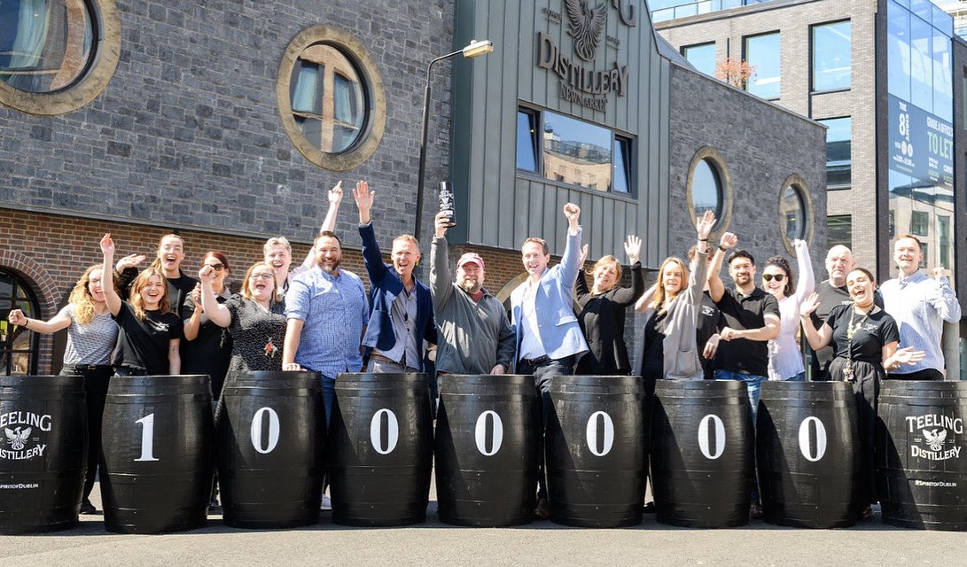 Culture Date D8 (@culturedated8) on Twitter photo Big milestone at <a href="/TeelingWhiskey/">Teeling Whiskey</a> as they welcome their 1,000,000th visitor โ just in time to celebrate their 10th birthday
On Tuesday 12 May, Barry Royal from North Carolina became part of Teeling history as the lucky one millionth guest, greeted with the famous Teeling welcome Big milestone at <a href="/TeelingWhiskey/">Teeling Whiskey</a> as they welcome their 1,000,000th visitor โ just in time to celebrate their 10th birthday
On Tuesday 12 May, Barry Royal from North Carolina became part of Teeling history as the lucky one millionth guest, greeted with the famous Teeling welcome