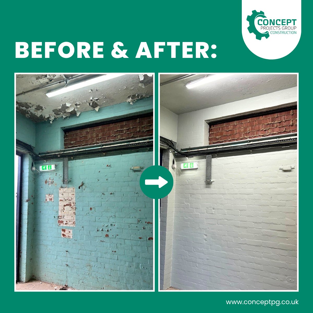 ProjectsConcept's tweet image. It’s amazing what a lick of paint can do!✨ 

Is your workplace facility in need of some TLC?  

We’re currently offering:  
✅FREE consultations 
✅Price comparisons
✅10% off for new clients

Contact us today! 
📞 0151 245 7790