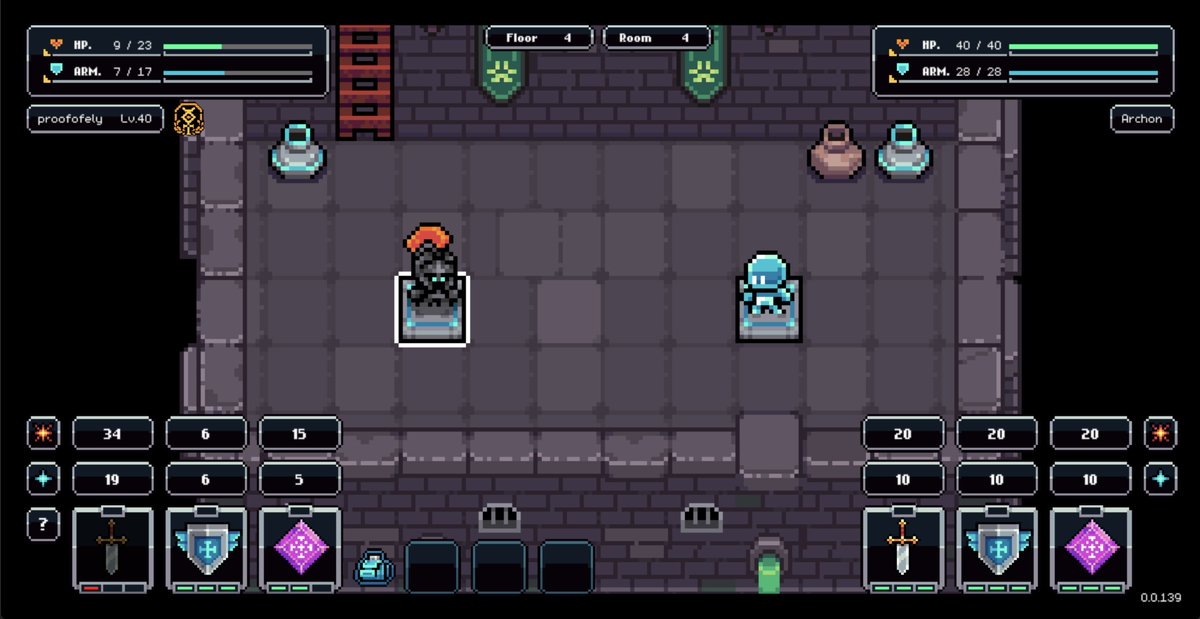 Finally got to Floor 4 Room 4 while raw dogging.

No potions but it was at this moment, I knew...I fucked up.

Got smacked.

<a href="/playgigaverse/">Gigaverse</a> supercycle.