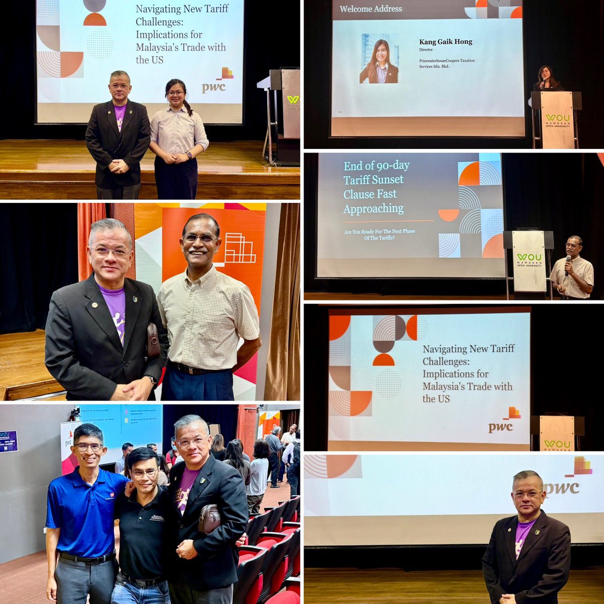 MejChang's tweet image. The seminar on “Navigating New Tariff Challenges – Implications for Malaysia&apos;s Trade with the US”, hosted by PwC, took place at the right time. 

#USTariffs #PwC #Logistician #PakarLogistik #物流师 #ChangKahLoon #曾家麟 #黄佳宓 #LifelongLearning #Logistics