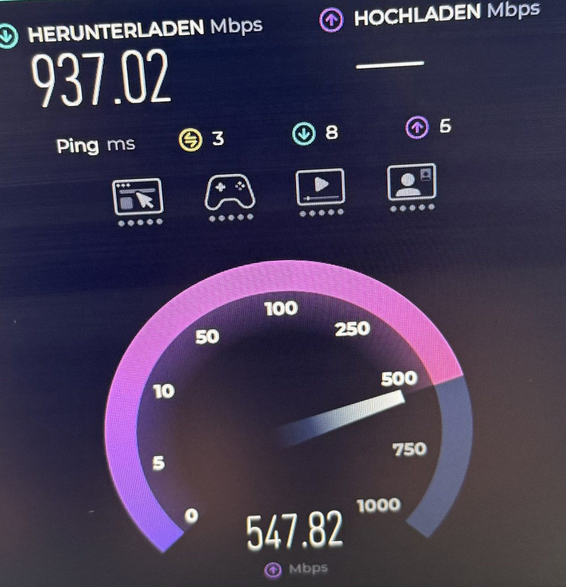 Besser als bei 40 grad Wassereis zu fetzen 🚬

Knapp 2 Jahre jz mit 130 k Download und 27 Upload unterwegs gewesen …

Big Upgrade