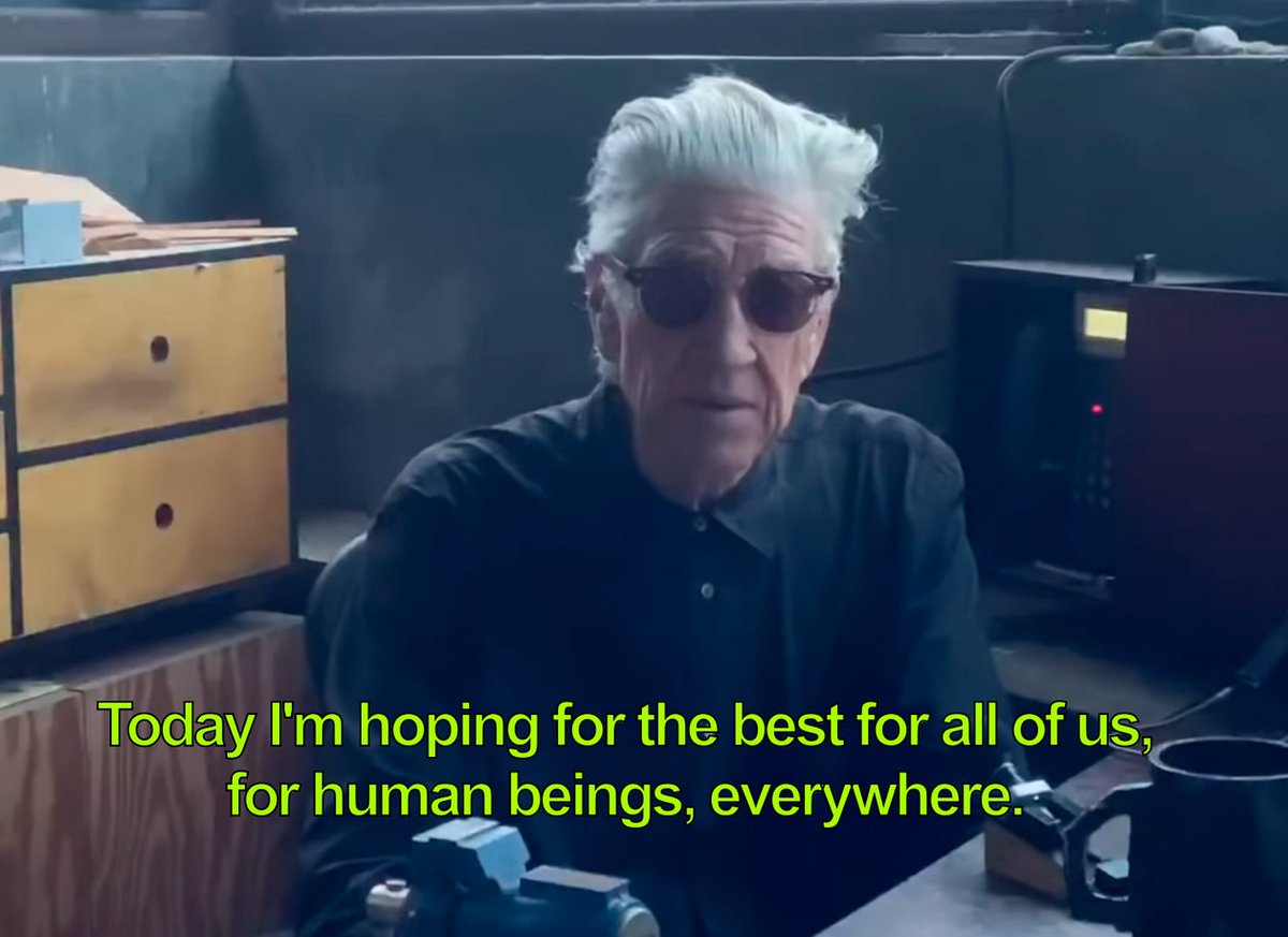 BlackLCult's tweet image. David Lynch.