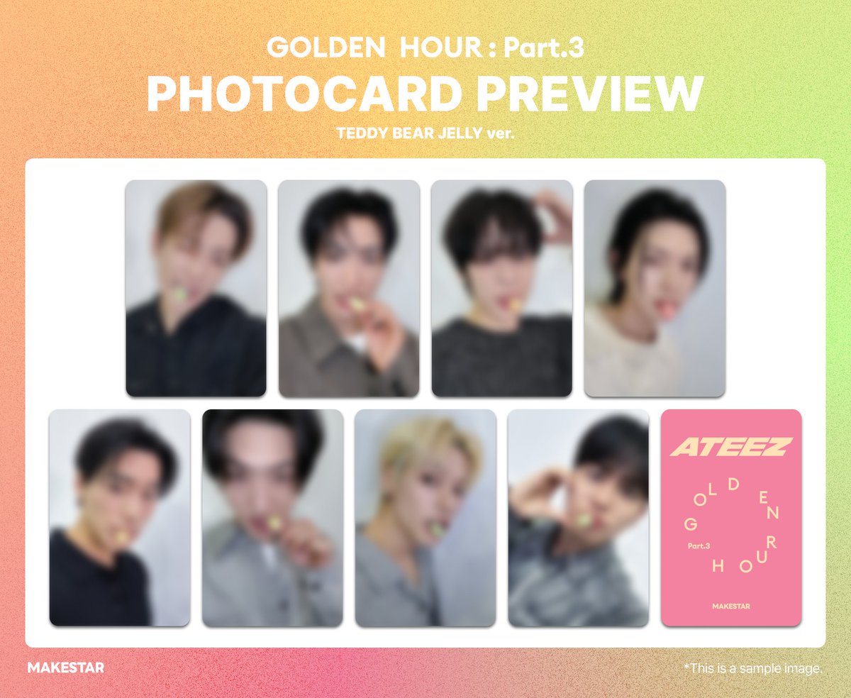 ATEEZ (#에이티즈) 12TH MINI ALBUM [GOLDEN HOUR : Part.3](POCAALBUM
