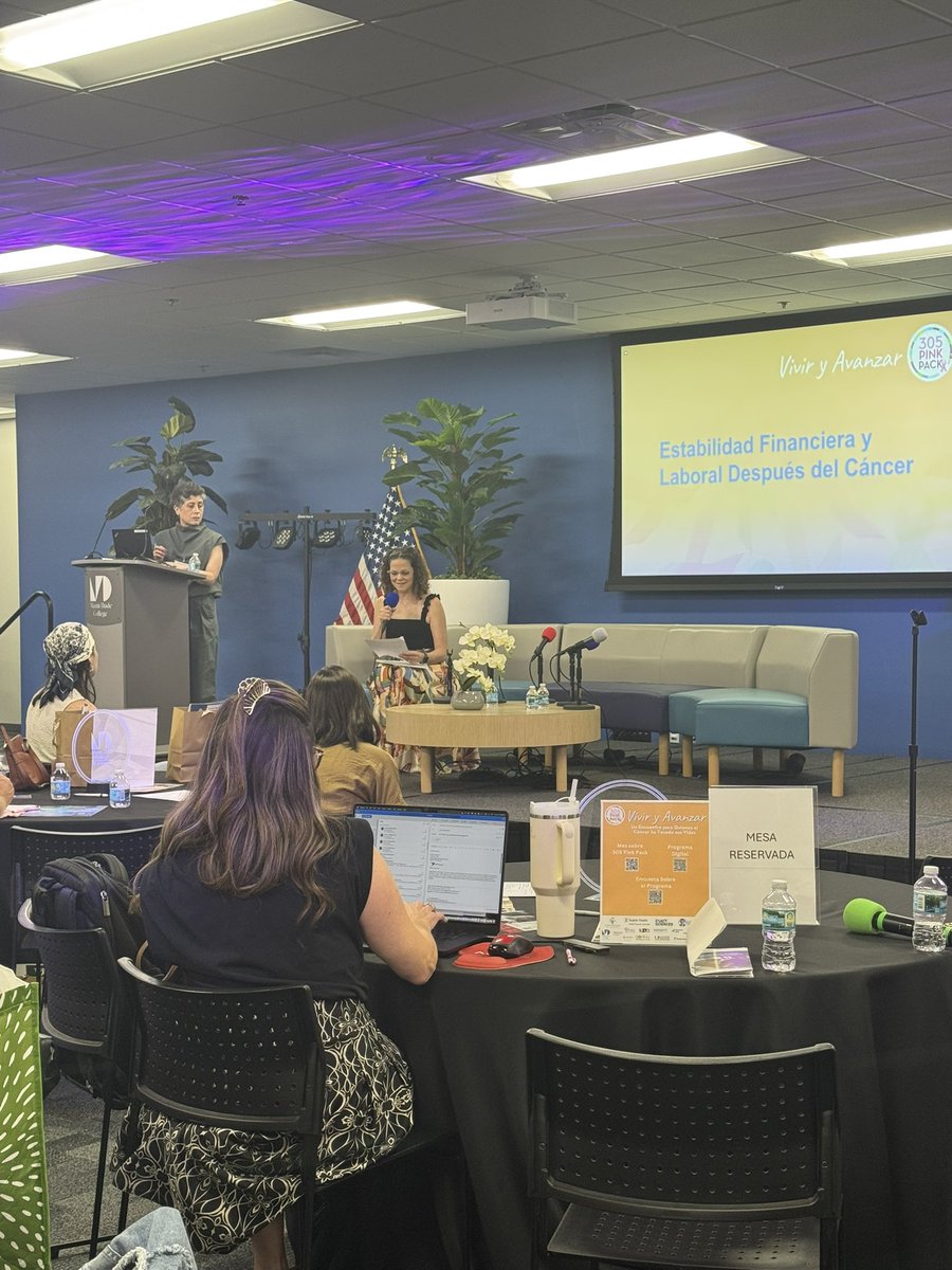Dr. Estela Rodriguez (@latinamd) on Twitter photo Community Outreach is about going where patients are and speaking their language.
Speaking this morning <a href="/305pinkpack/">305 Pink Pack</a> “Vivir y Avanzar” conference for cancer survivors and caregivers <a href="/MDCollege/">Miami Dade College</a> discussing clinical trials and community resources. <a href="/SylvesterCancer/">Sylvester Comprehensive Cancer Center</a> #bcsm Community Outreach is about going where patients are and speaking their language.
Speaking this morning <a href="/305pinkpack/">305 Pink Pack</a> “Vivir y Avanzar” conference for cancer survivors and caregivers <a href="/MDCollege/">Miami Dade College</a> discussing clinical trials and community resources. <a href="/SylvesterCancer/">Sylvester Comprehensive Cancer Center</a> #bcsm