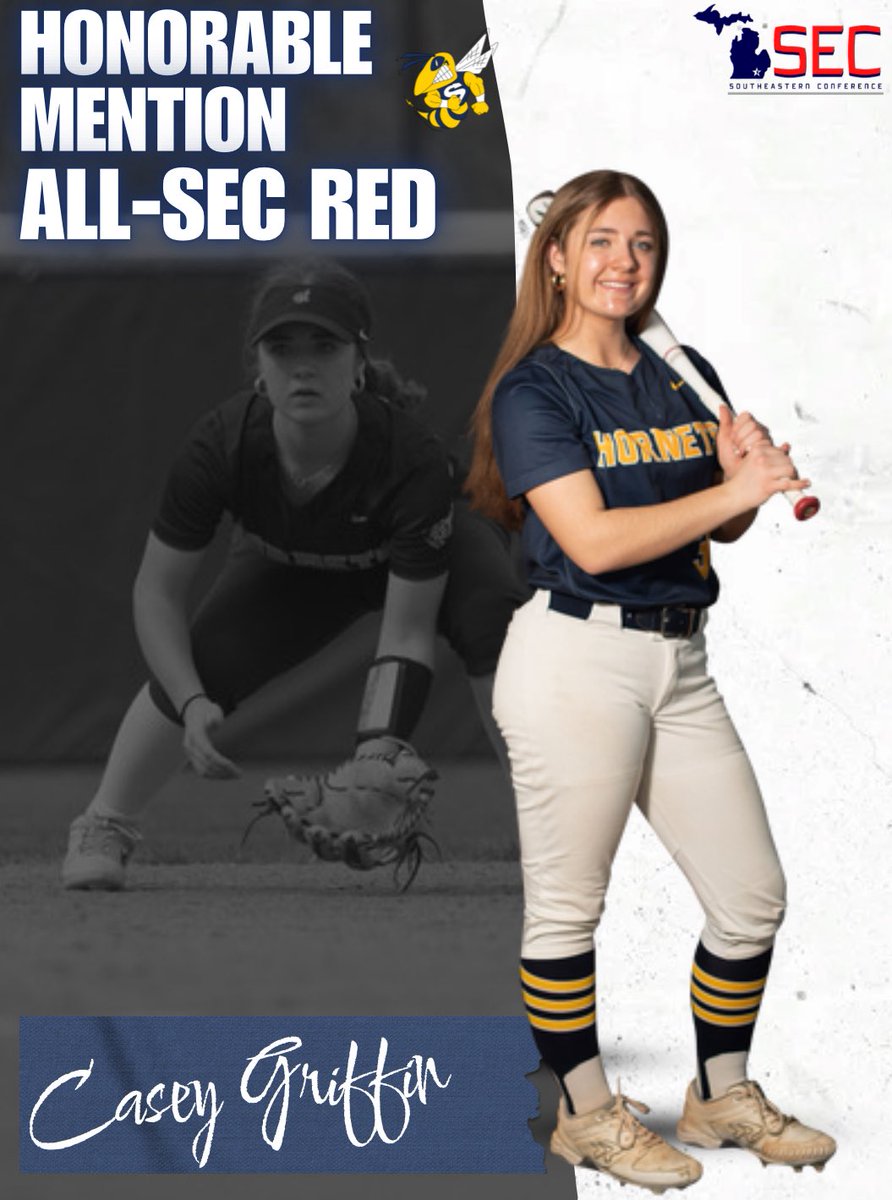 Saline Softball (@saline_softball) on Twitter photo Congratulations to our juniors who earned All-SEC Red honors! ๐ฅ๐
First Team All-SEC Red
<a href="/abbycurtis21/">Abby Curtis #21</a>
<a href="/23Reese2026/">Reese Rupert</a>
Honorable Mention All-SEC Red
<a href="/caseygriff2026/">Casey Griffin</a> Congratulations to our juniors who earned All-SEC Red honors! ๐ฅ๐
First Team All-SEC Red
<a href="/abbycurtis21/">Abby Curtis #21</a>
<a href="/23Reese2026/">Reese Rupert</a>
Honorable Mention All-SEC Red
<a href="/caseygriff2026/">Casey Griffin</a>