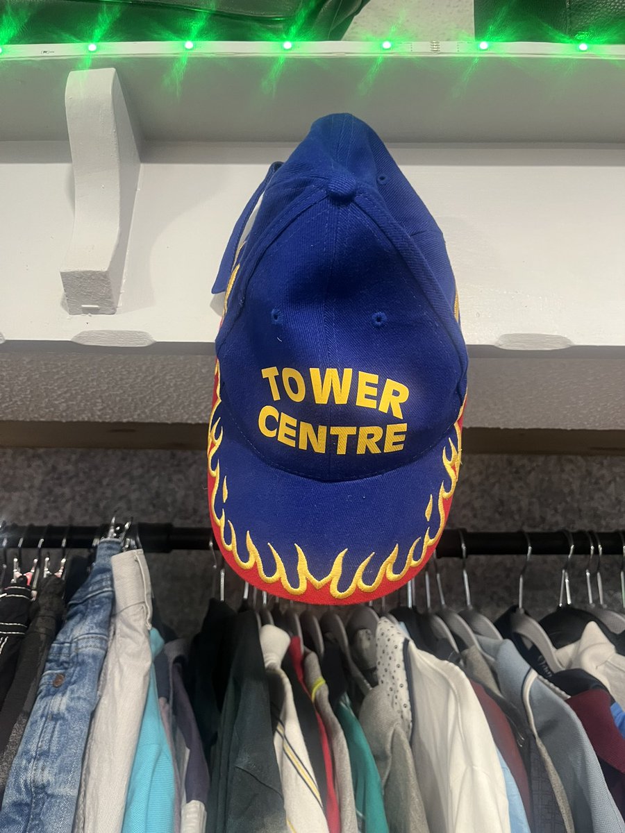 Incredible Ballymena related merch in the clothes recycling shop today…